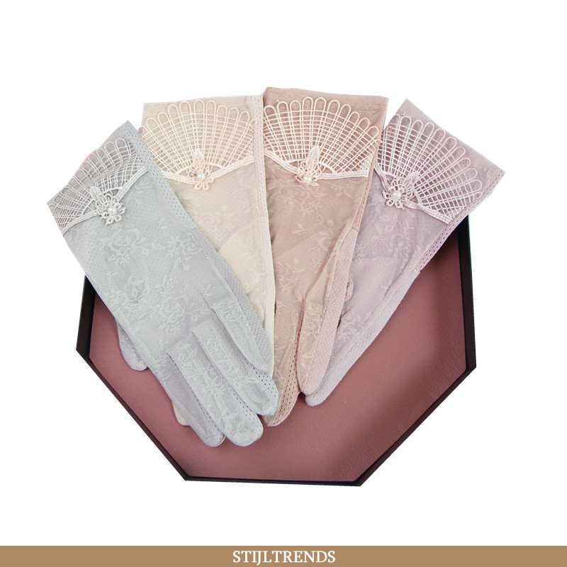 Handschoenen Dames Stretch Antislip Roze