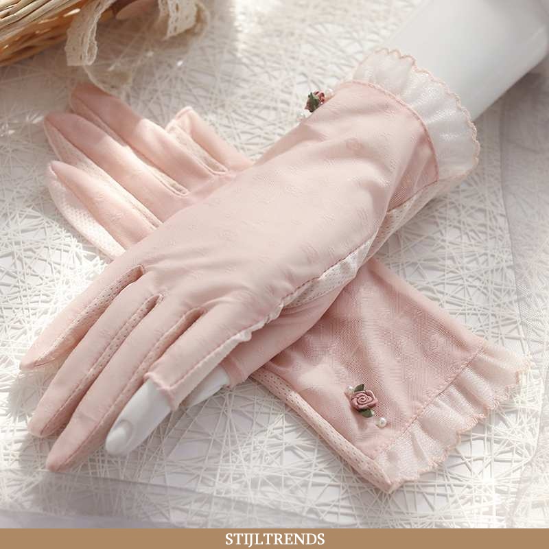 Handschoenen Dames Stretch Handschoen Roze