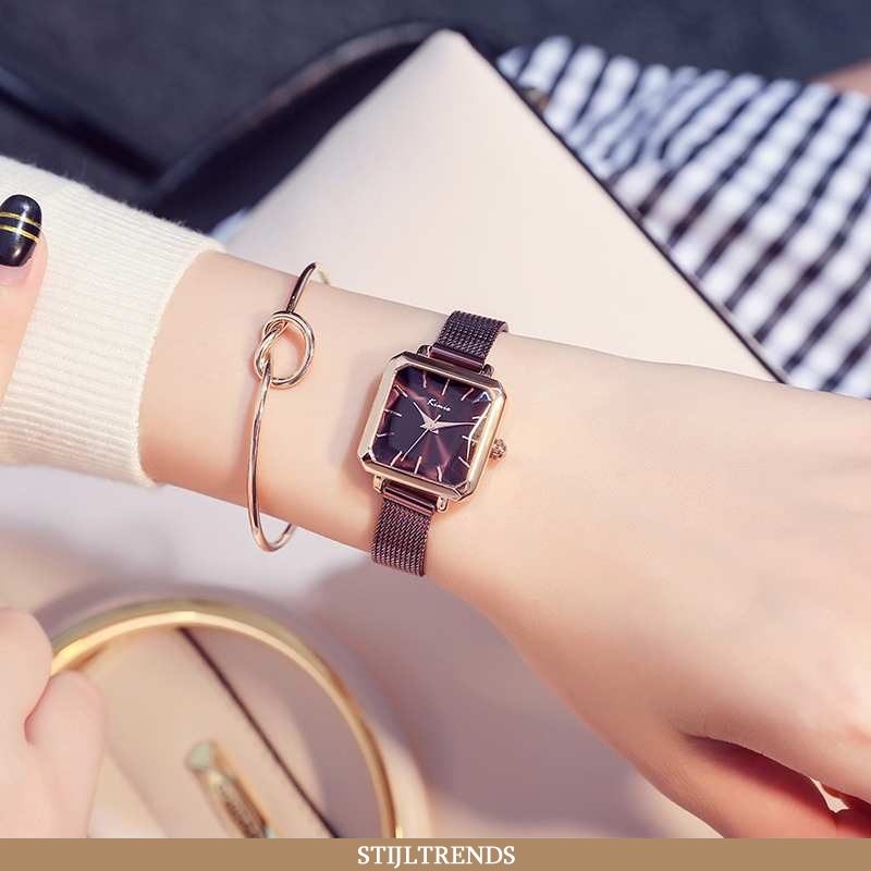 Horloge Dames Vintage Elegante Zwarte