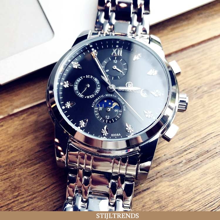 Horloge Heren Zilveren Automatisch