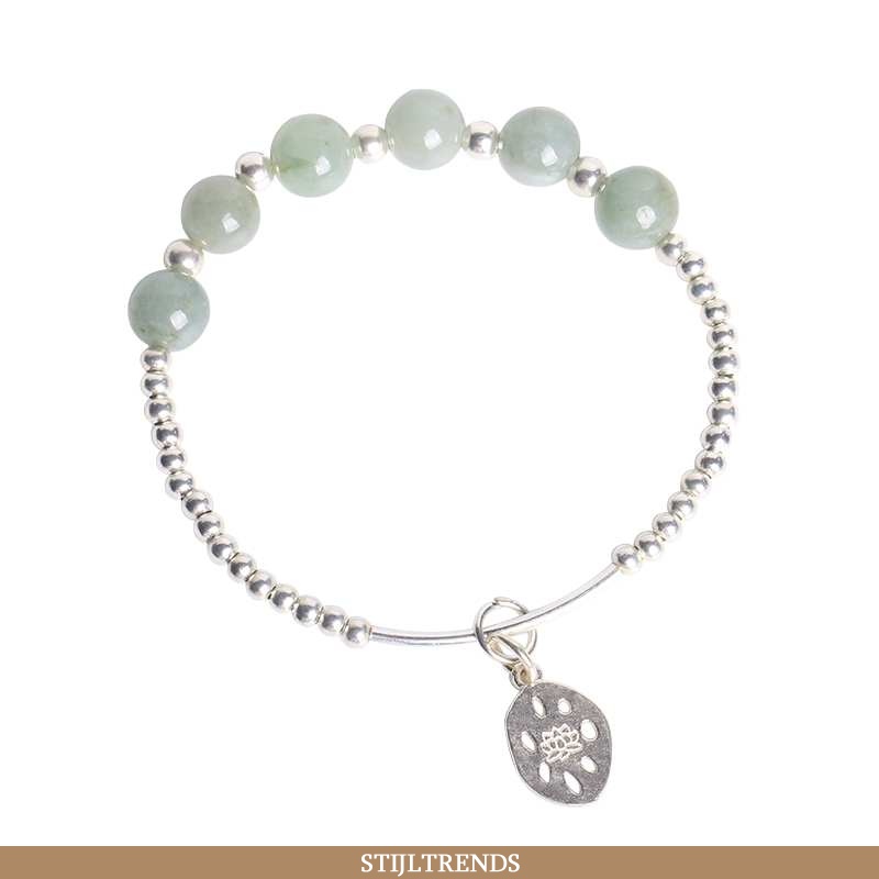 Armbandjes Dames Zilveren Kunst Blauwe