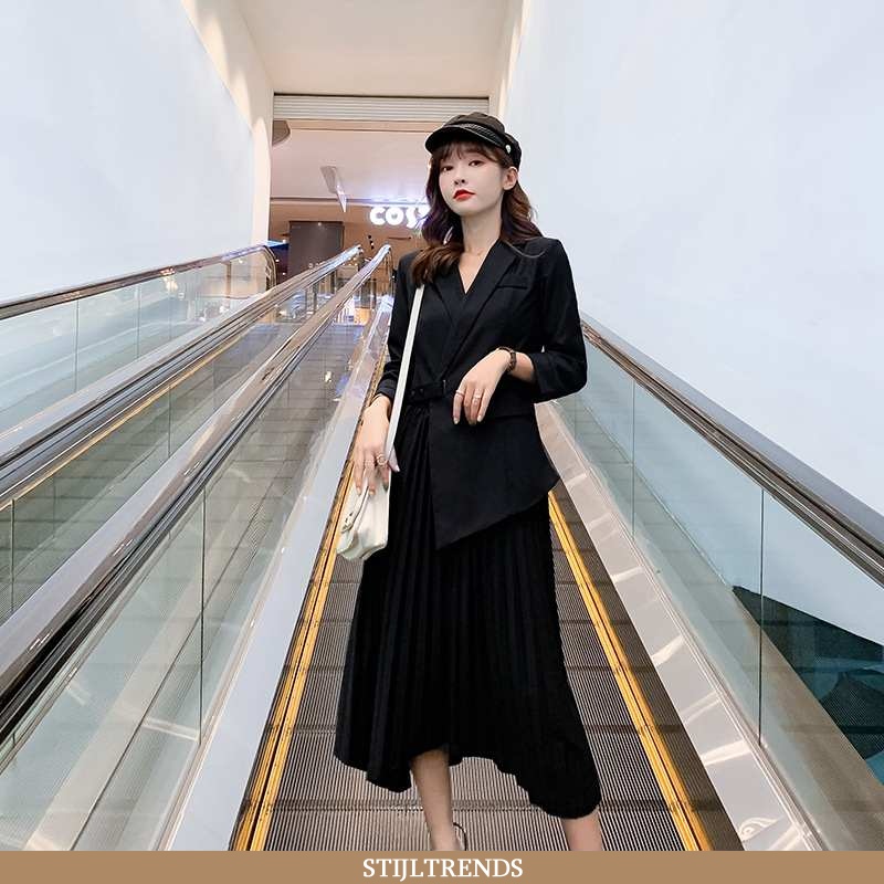 Blazer Dames Jurk Grote Maten Vrouwen