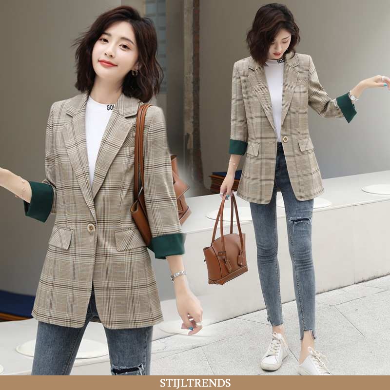 Blazer Dames Pak Herfst Elegante