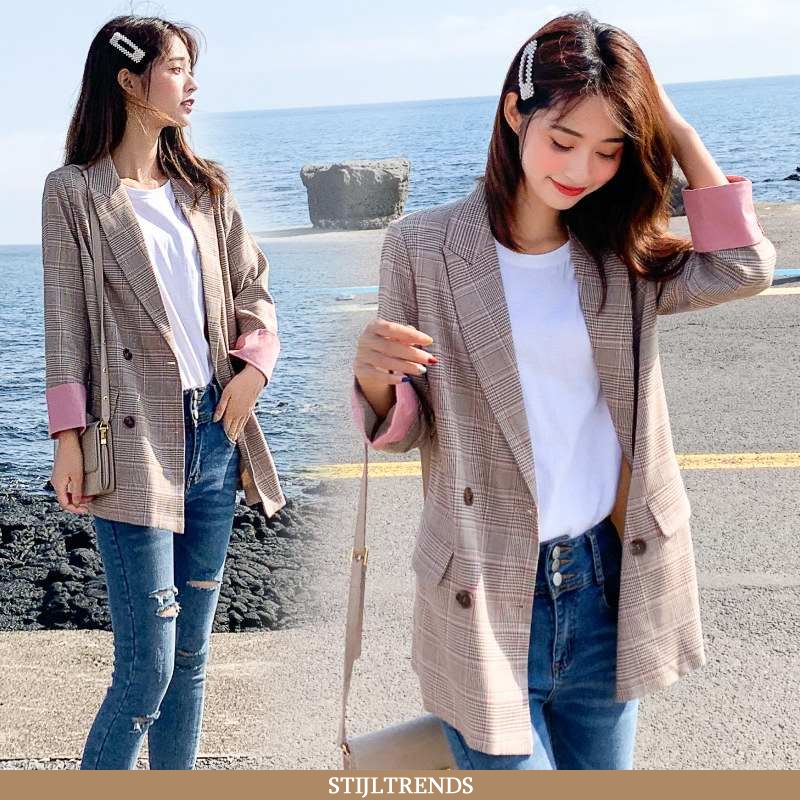 Blazer Dames Pak Herfst Elegante