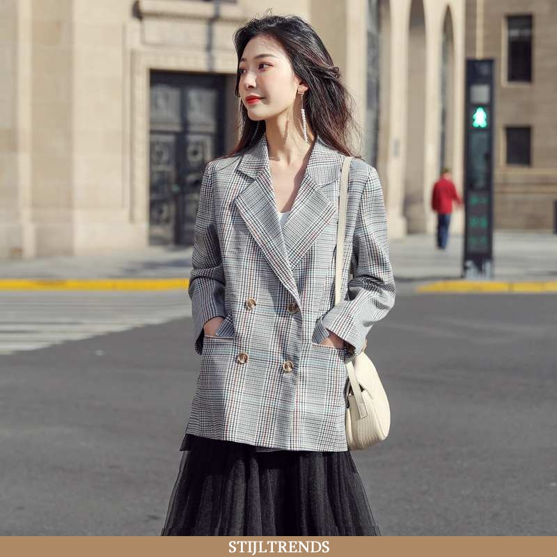 Blazer Dames Pak Herfst Persoonlijk