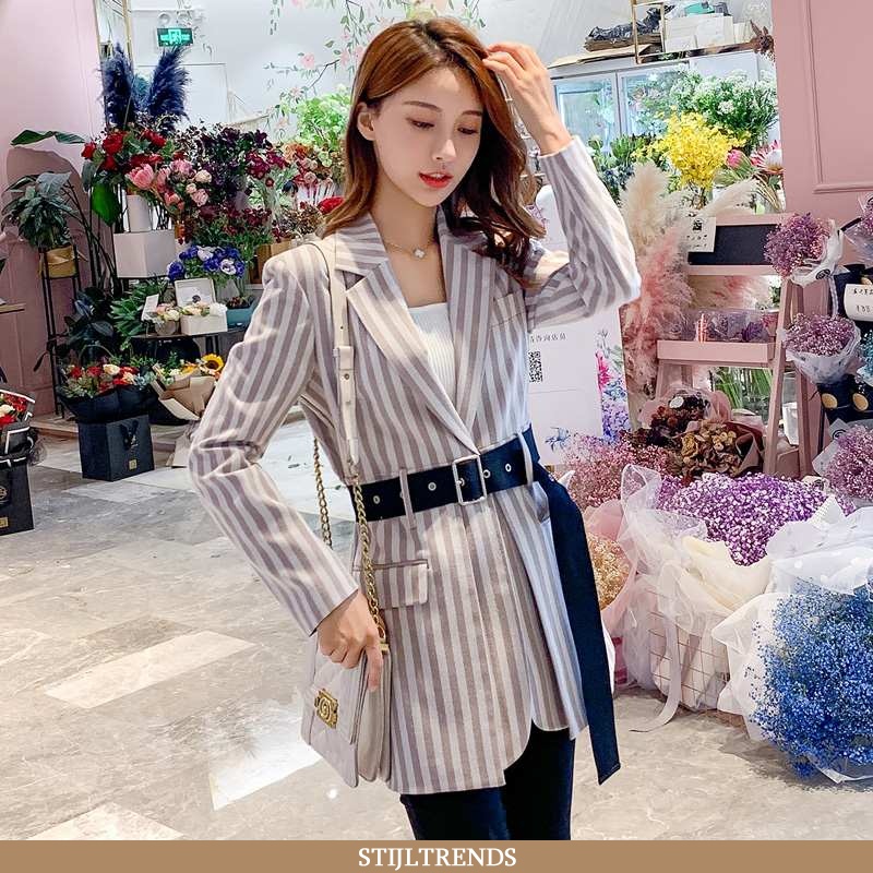 Blazer Dames Pak Jasje Herfst Edele
