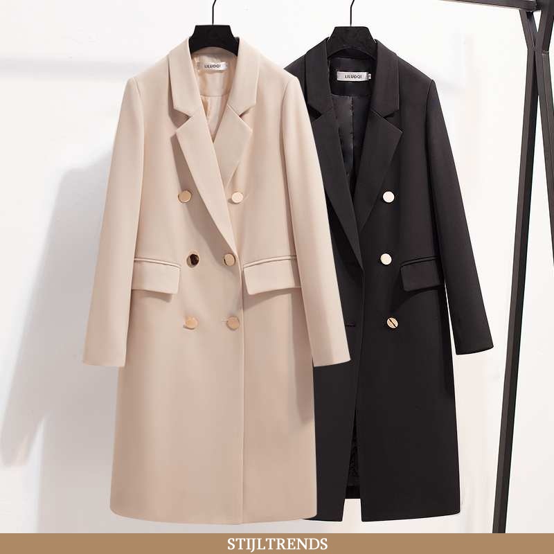 Blazer Dames Trenchcoat Baggy Instituut