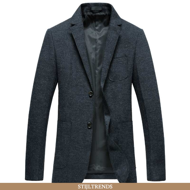 Blazer Heren Jas Wollen Winter Mannen