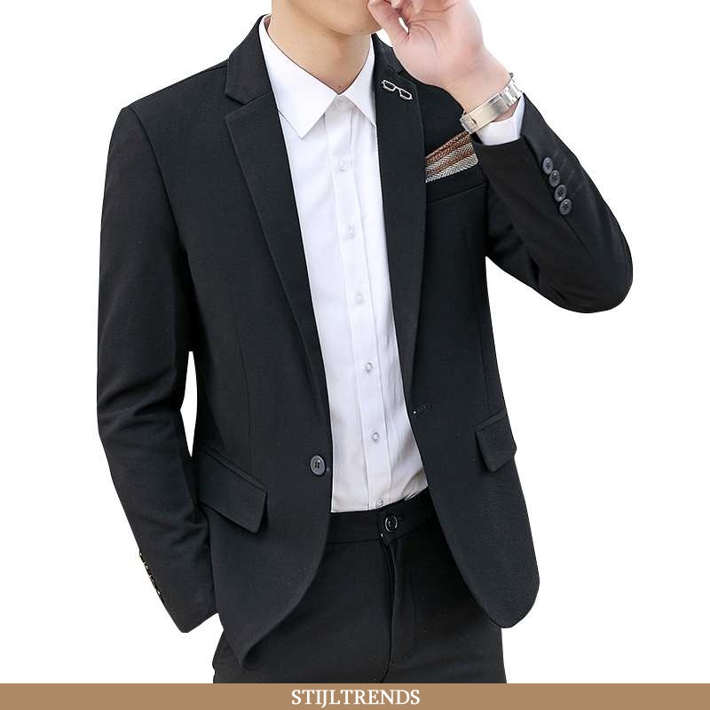 Blazer Heren Pak Casual Jeugd