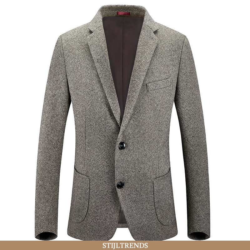 Blazer Heren Pak Jasje Wollen Herfst Nieuw