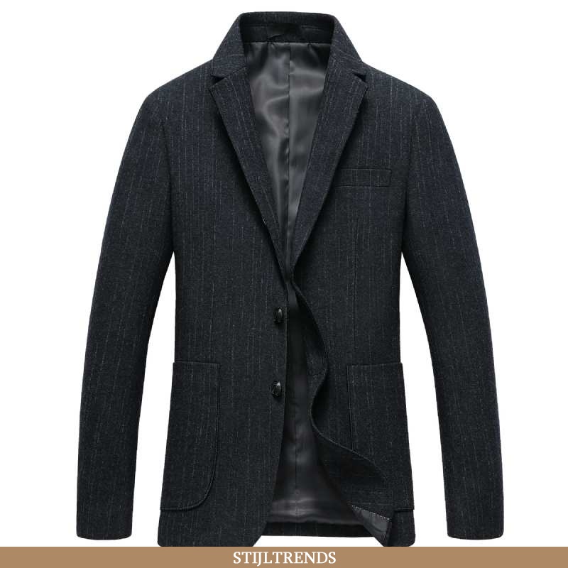 Blazer Heren Pak Wollen Casual Mannen