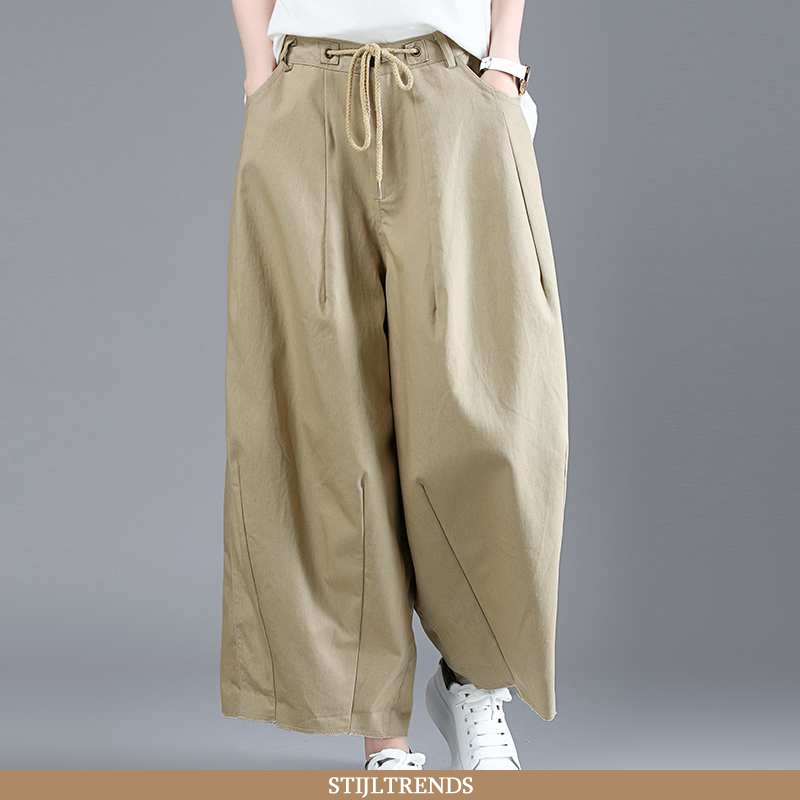 Broek Dames Baggy 2020 Khaki