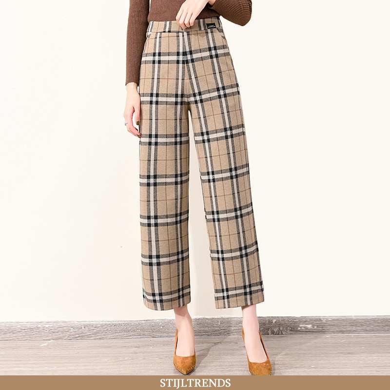 Broek Dames Casual Khaki