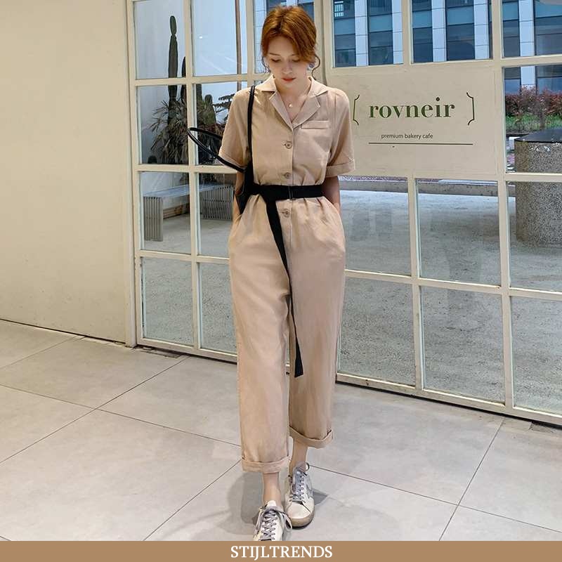 Broek Dames Casual Khaki