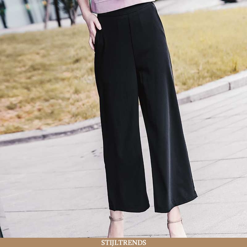 Broek Dames Chiffon Trendy Student