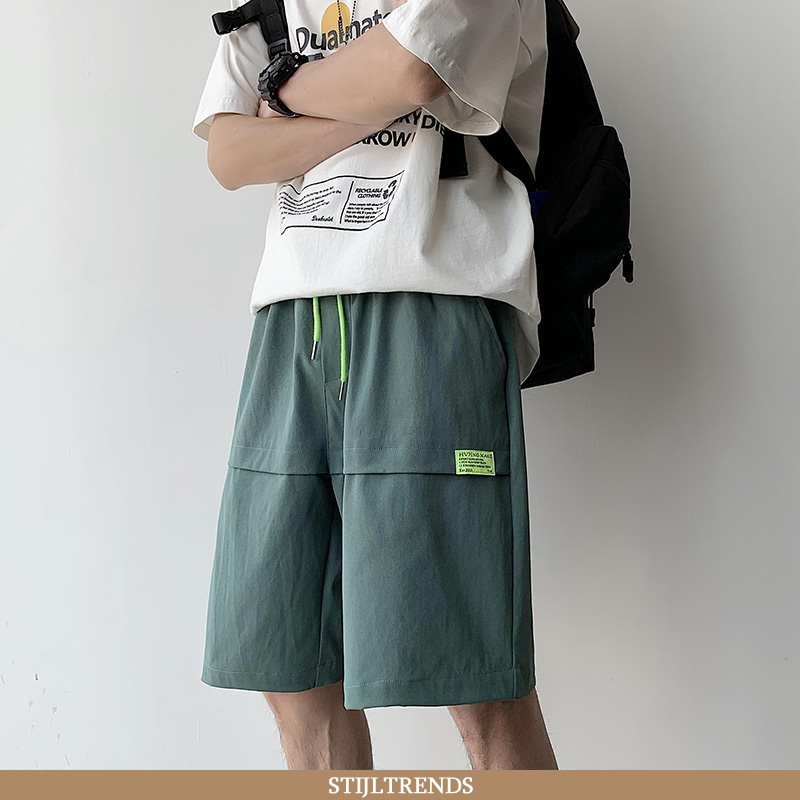 Broek Heren Cargo Broek Trendy Groen