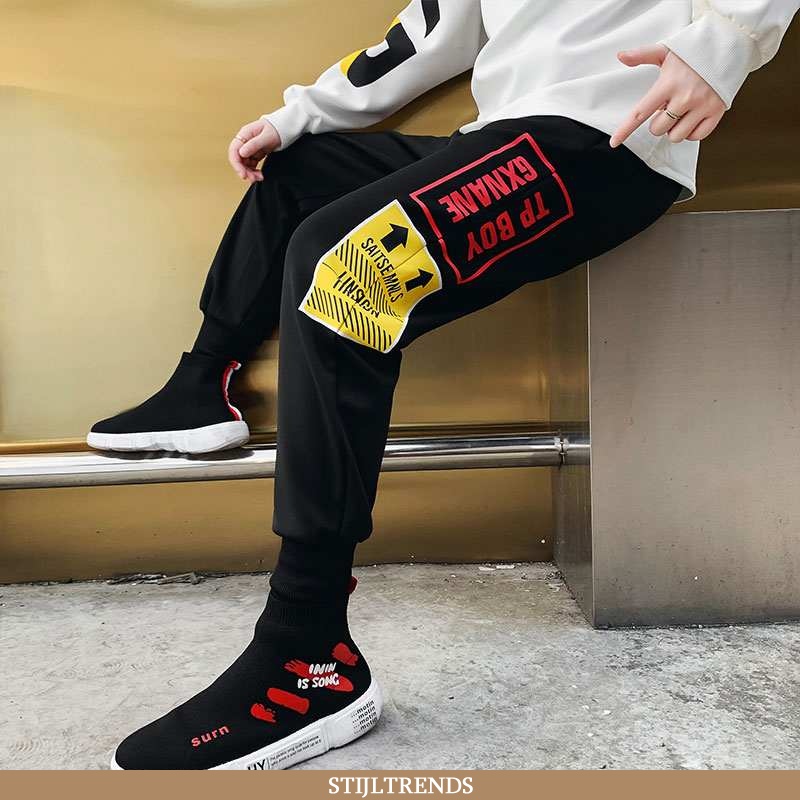 Broek Heren Casual Broek Baggy Alle Wedstrijden