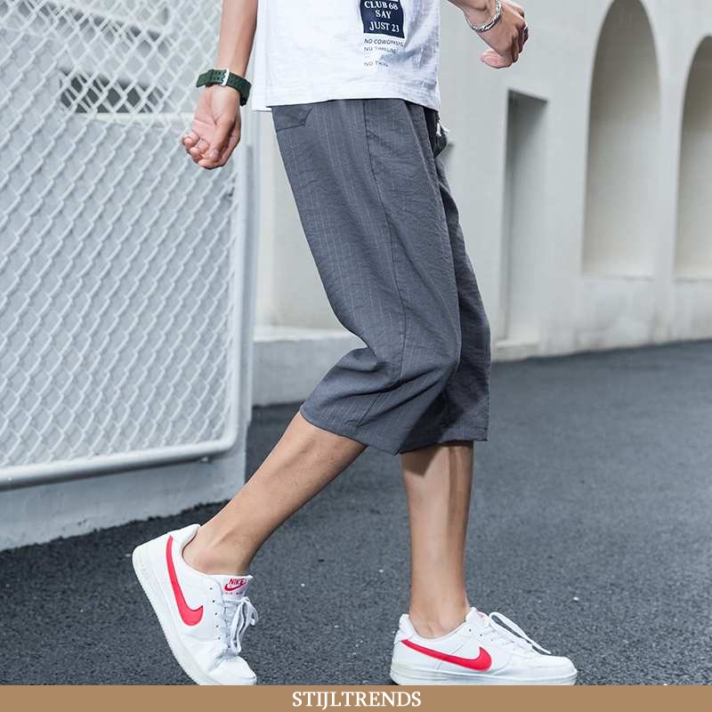 Broek Heren Casual Broek Trendy Mannen
