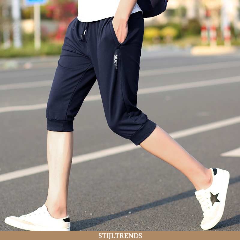 Broek Heren Casual Broek Zomer Capri Broek