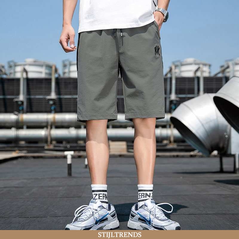 Broek Heren Korte Broek Zomer Groen