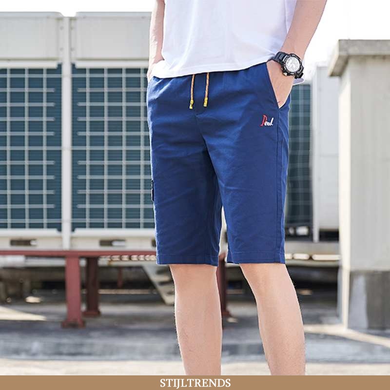 Broek Heren Zomer Mannen Donkerblauwe