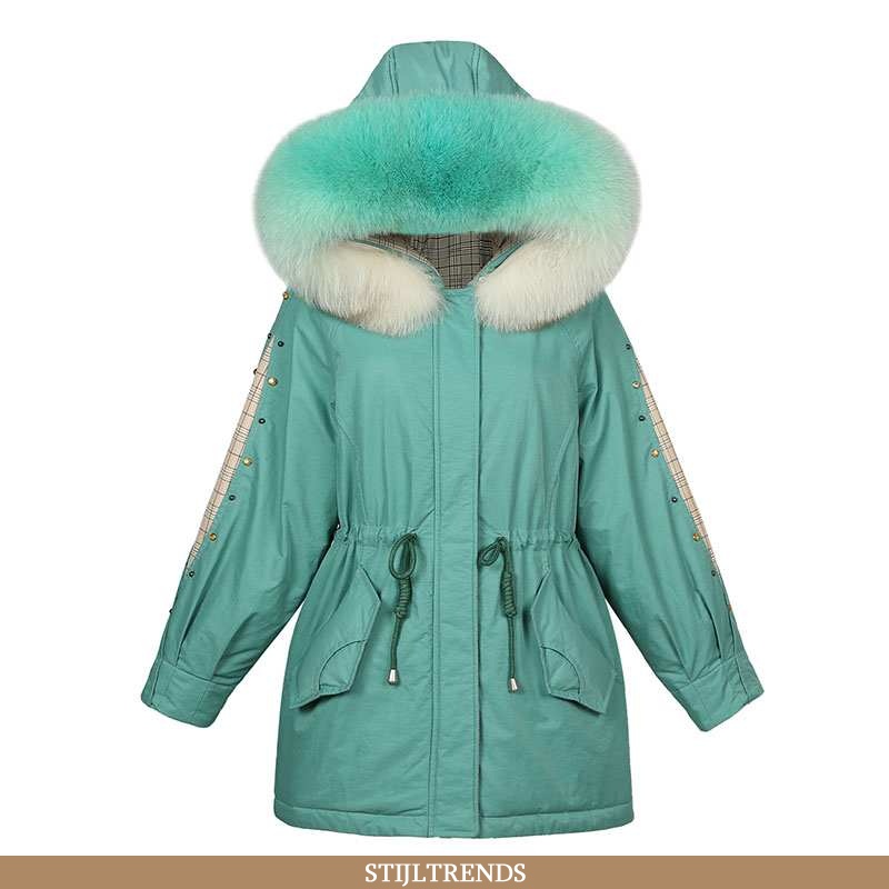 Donsjas Dames Donsjack Casual Groen