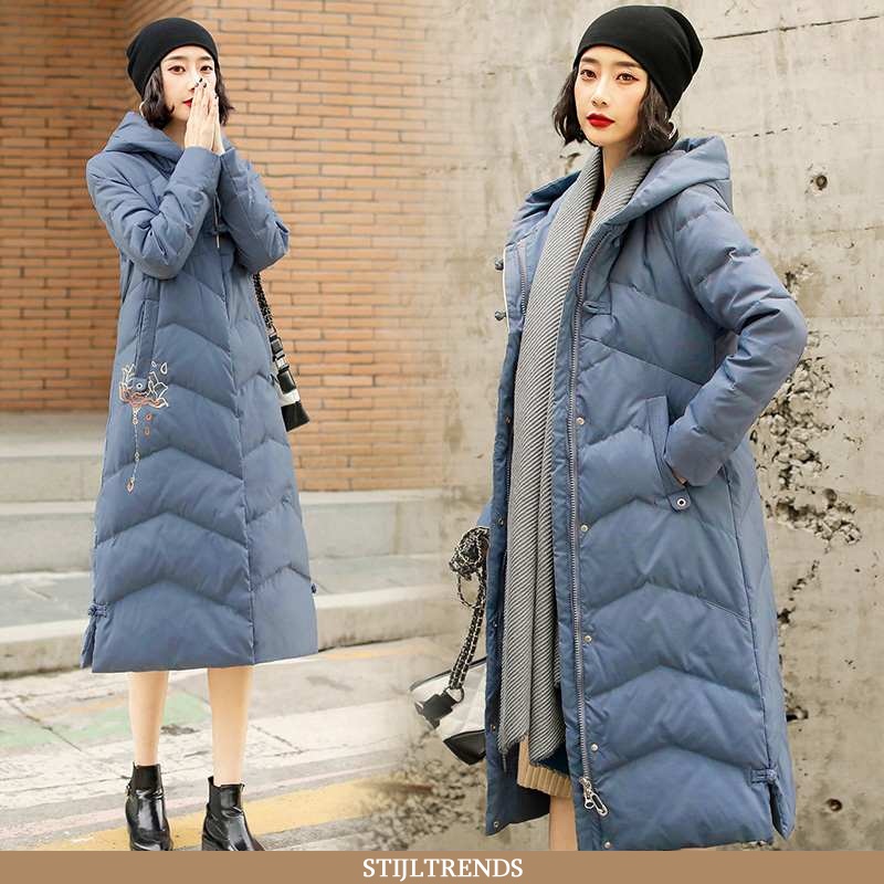 Donsjas Dames Donsjack Hippe Blauw