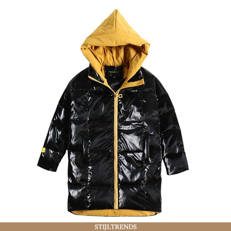 Donsjas Dames Donsjack Straight Effen Kleur