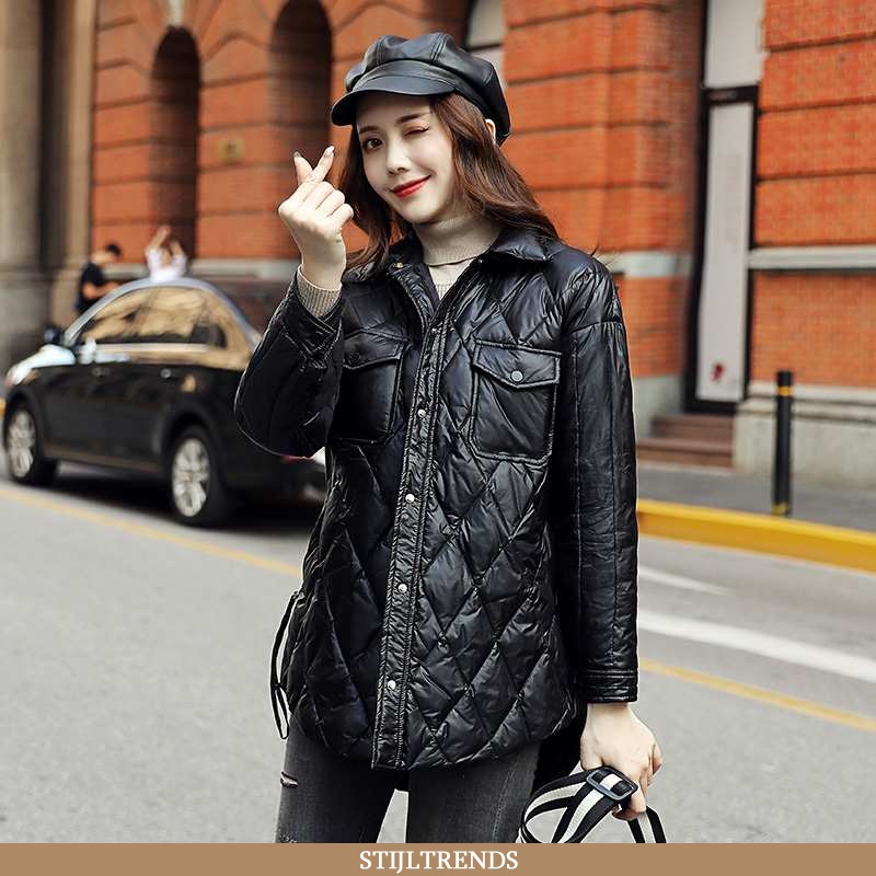 Donsjas Dames Donsjack Winter Zwart