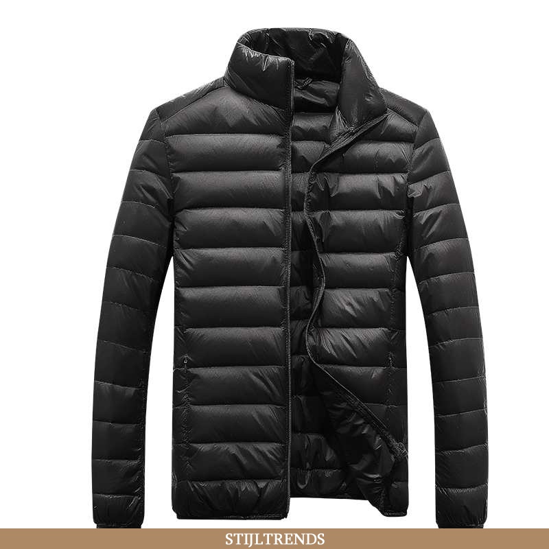 Donsjas Heren Donsjack Suede Kort Sport