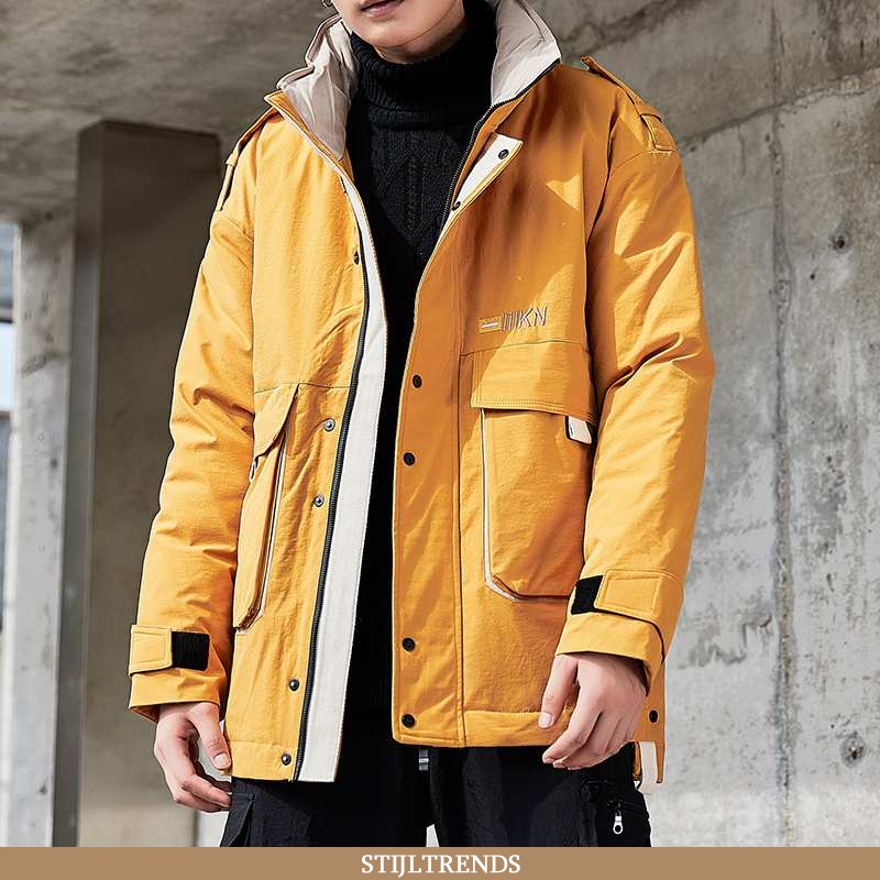 Donsjas Heren Donsjack Suede Warme Mannen