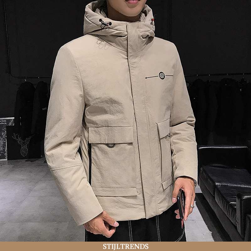 Donsjas Heren Donsjack Winter Khaki