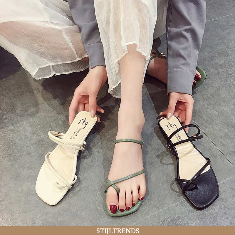 Flip Flops Dames Pantoffels Platte Mesh