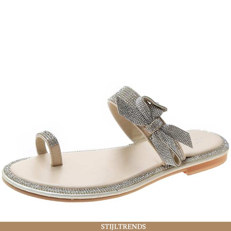 Flip Flops Dames Pantoffels Zomer Met Strass
