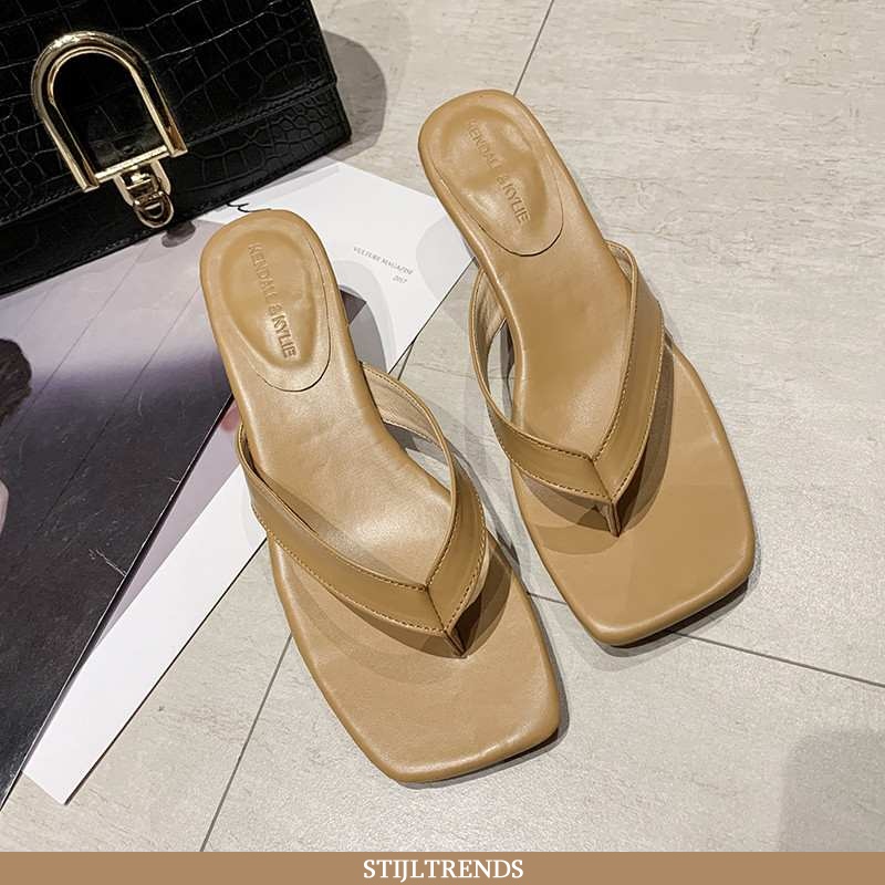 Flip Flops Dames Schoenen Sleehak Mesh