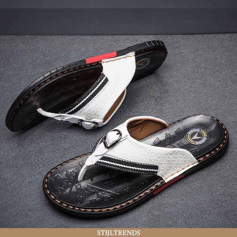 Flip Flops Heren Slipper Trendy Wit