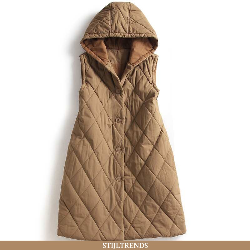 Gilet Dames Baggy Elegante Khaki