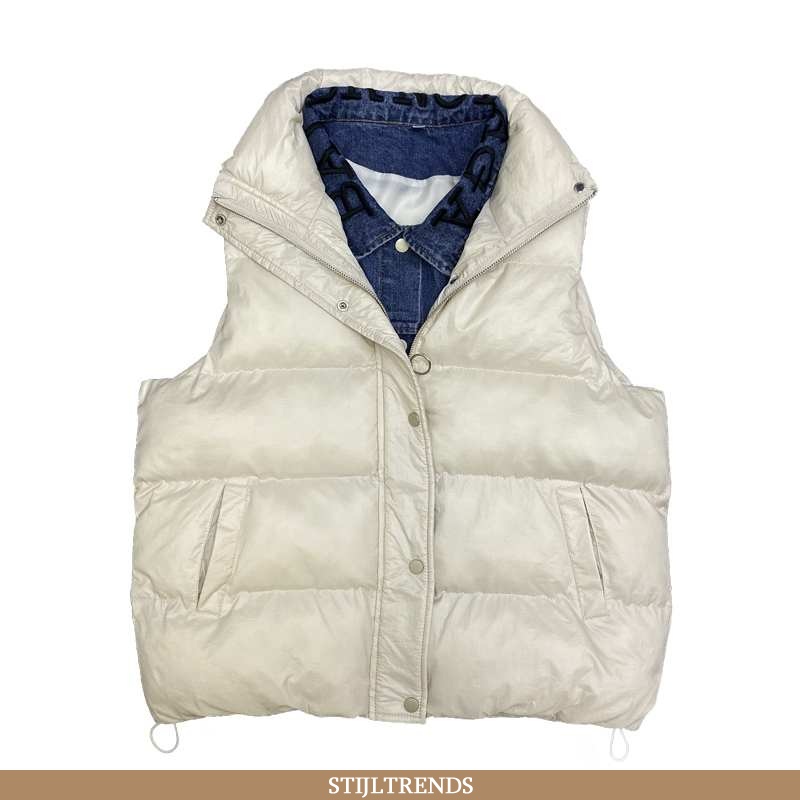 Gilet Dames Elegante 2020 Zuiver Wit