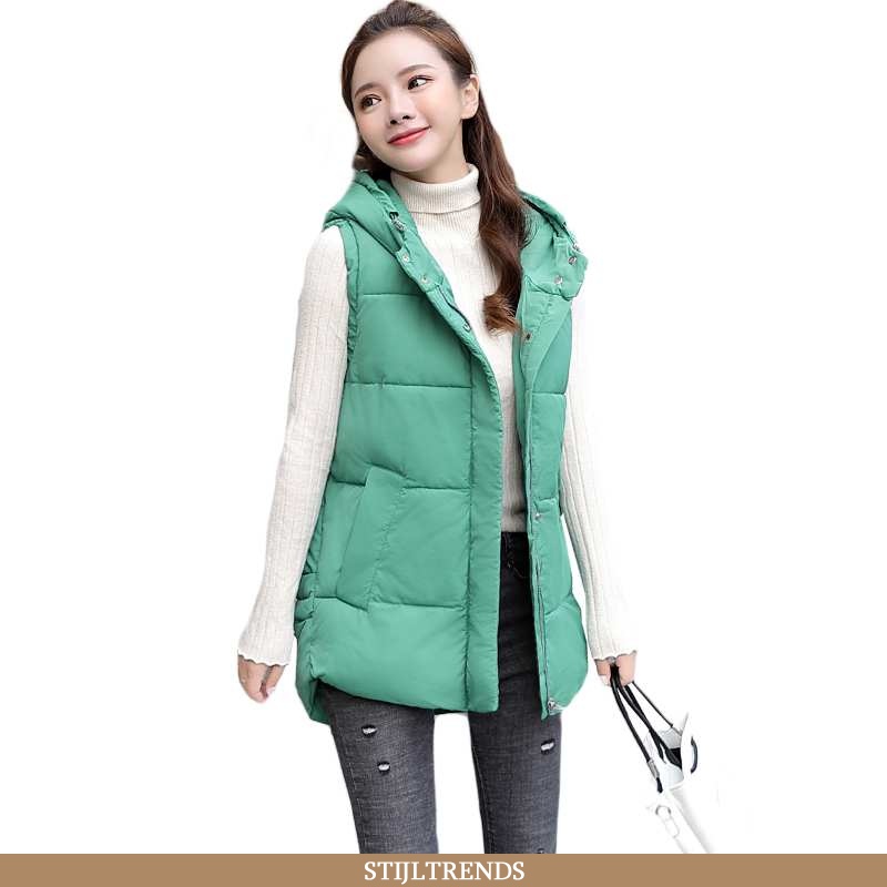 Gilet Dames Onderhemd Trendy Groen