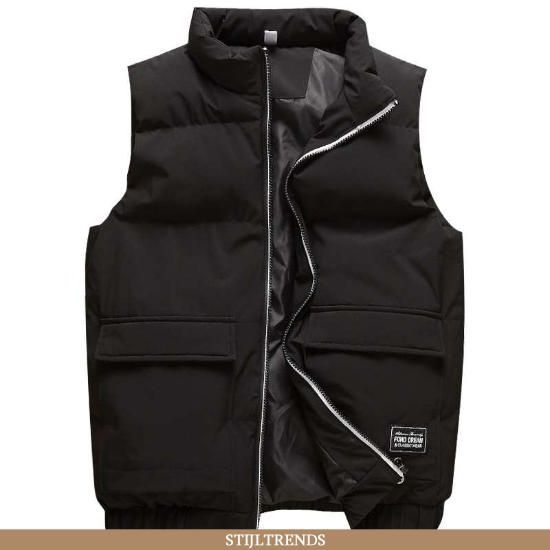Gilet Heren Katoenen Jas Winter Nieuw