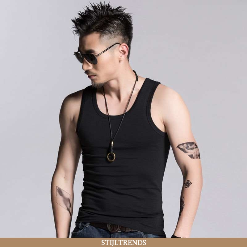 Gilet Heren Onderhemd Trendy Bretels