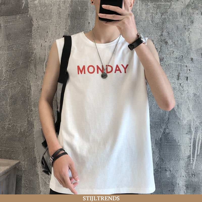 Gilet Heren Onderhemd Trendy Mouwloos