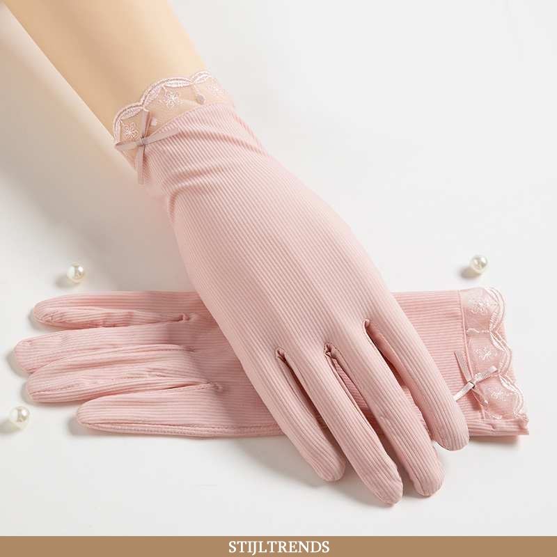 Handschoenen Dames Kant Herfst Uv Bescherming