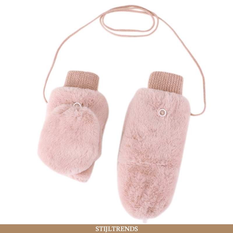 Handschoenen Dames Suede Dikke Handschoen