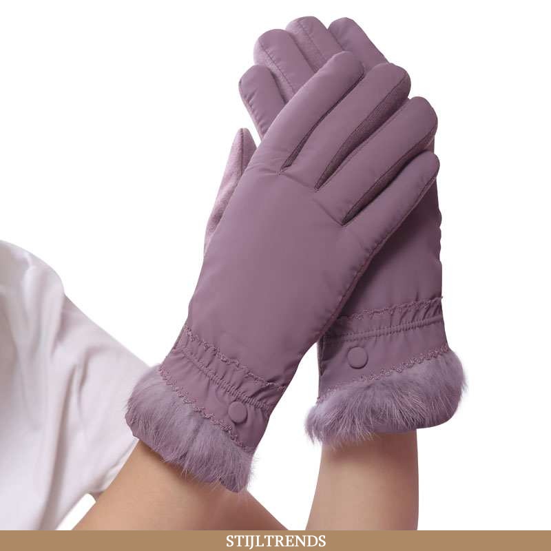 Handschoenen Dames Suede Warme Chauffeurs Schoenen
