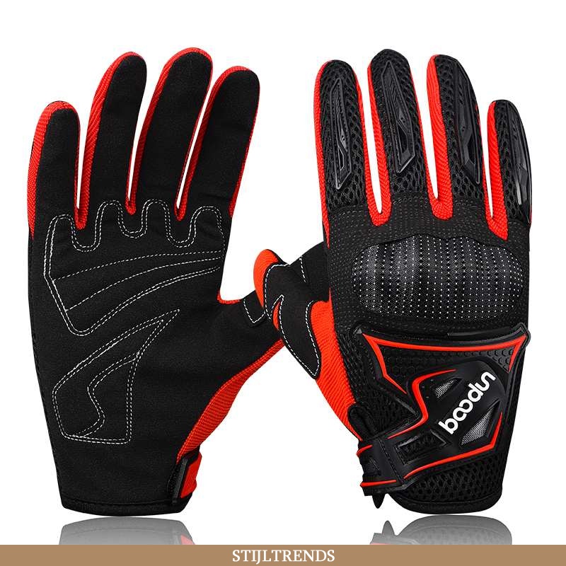 Handschoenen Heren Biker Raceauto Zwarte