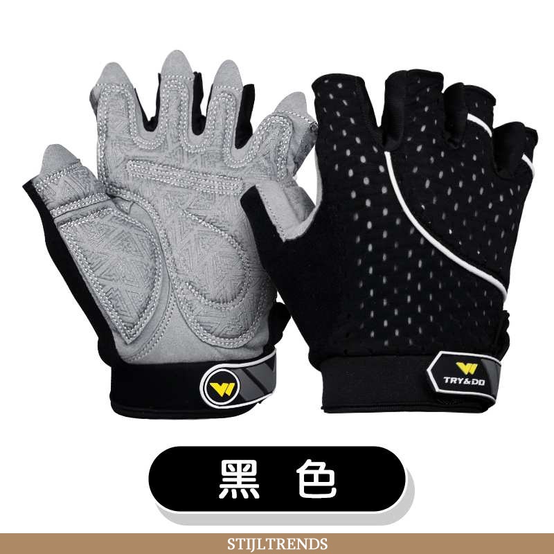 Handschoenen Heren Dunne Dumbbell Zwarte