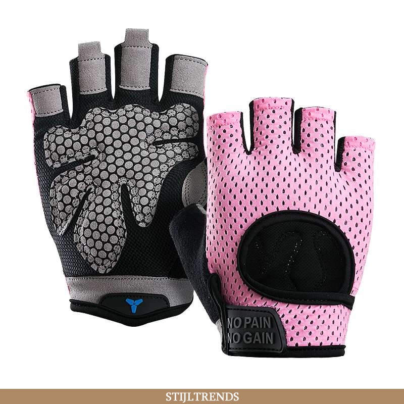 Handschoenen Heren Fitness Vrouwen Roze