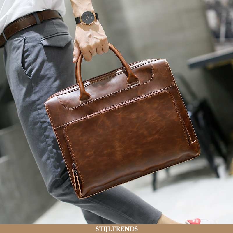 Handtas Heren Aktetas Trendy Eenvoudige