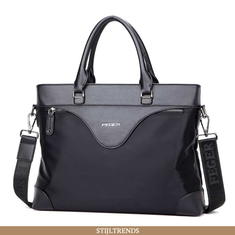 Handtas Heren Messenger Tas Oxford Trendy Zwart